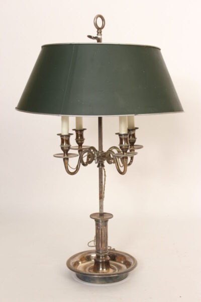 Louis XVI style bouillotte lamp