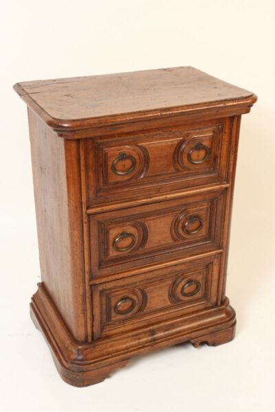 Antique  baroque walnut chest of drawers