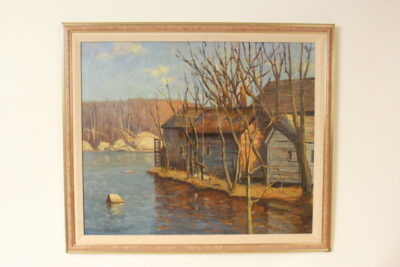 Painting by Julius Delbos