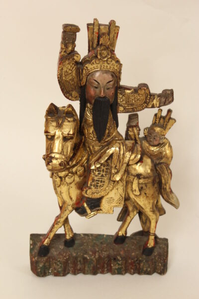 Asian gilt wood carving
