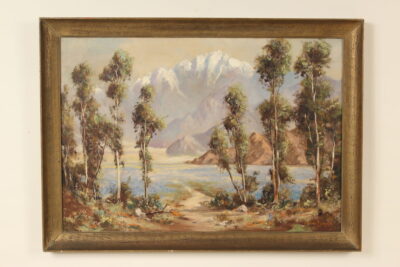 Painting by Leonard Borman