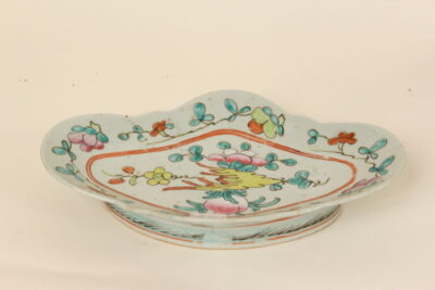Chinese porcelain footed dish