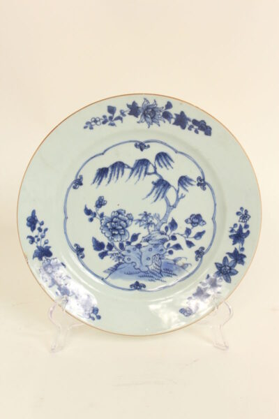 19th century Chinese blue and white plate