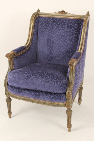 Antique Louis XVI style bergere