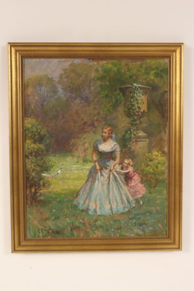 Painting by 20th century artist Imre Gerely