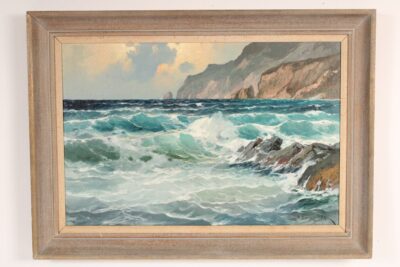 Alexander Dzigurski (1911-1995) Seascape Painting