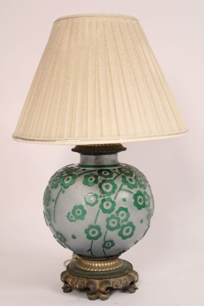 Antique Daum Nancy Table Lamp