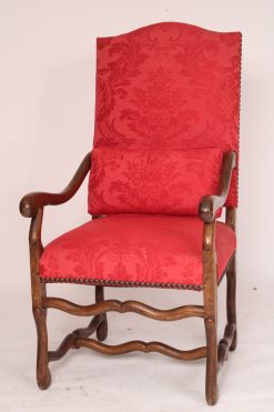 Pair of French Louis XIV Baroque style armchairs.