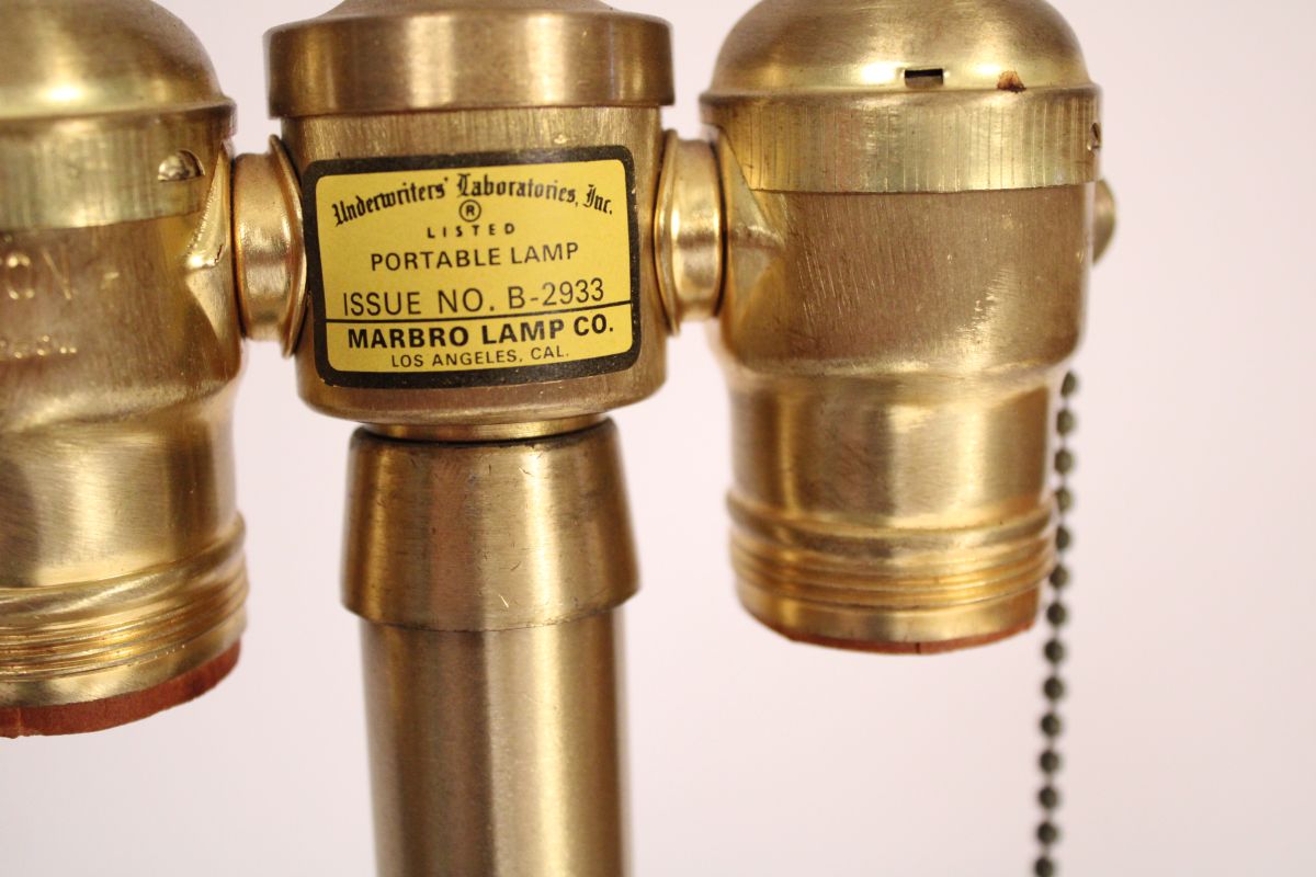 Pair of Marbro Famille Noire Lamps - Image 2