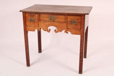 19th Century George III Oak Lowboy