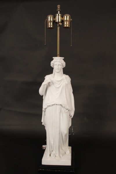 Neo Classical Style Parian Lamp