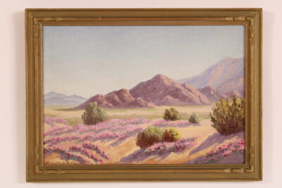 Colorful Desert Landscape Painting by C. W. Nicholson (1886-1965)