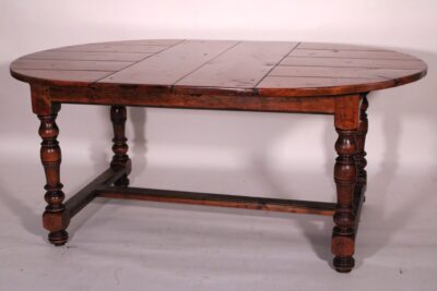 Baroque Style Elm Wood Dining Room Table