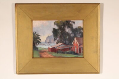 Painting Titled "Cat Harbor" by Michael Obermeyer (Born 1959)