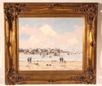 French Coastal Painting by Jean Dubord (Born 1949)