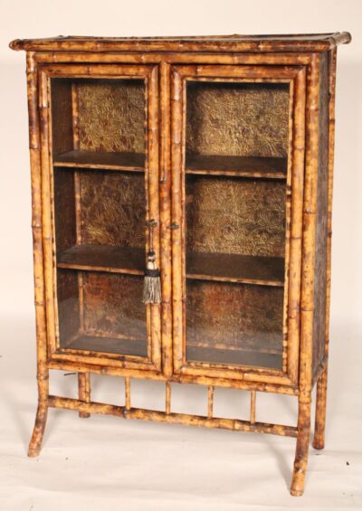 Aesthetic Movement Bamboo and Lacquer Bookcase